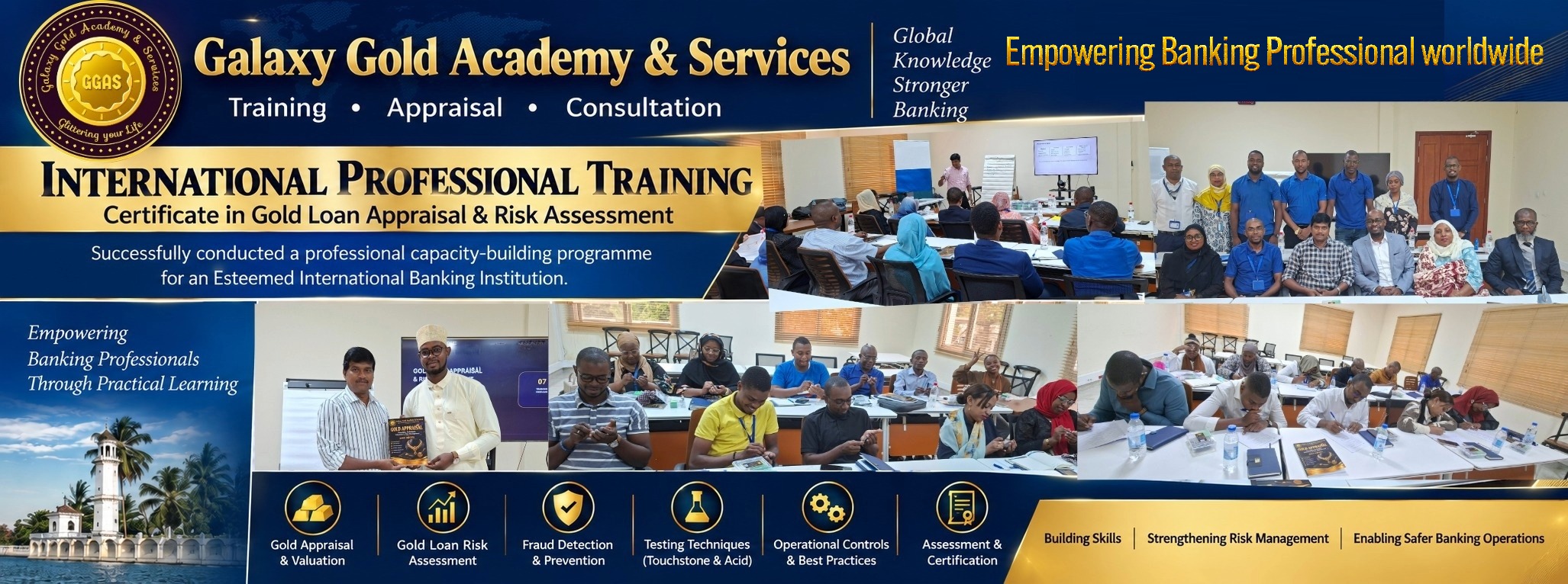 Galaxy Gold Academy Banner